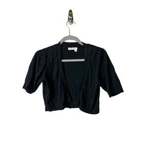 Fresh produce black short cardigan women’s small